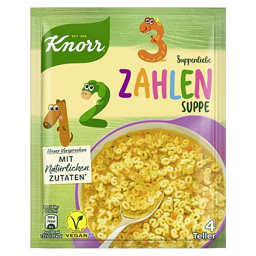 KNORR SUPPENLIEBE ZAHLENSUPPE 84G