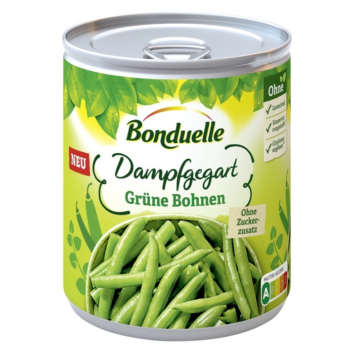BONDUELLE GRUENE BOHNEN DAMPFGEGART 850ML