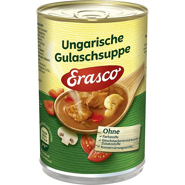 ERASCO UNGARISCHE GULASCHSUPPE 390ML