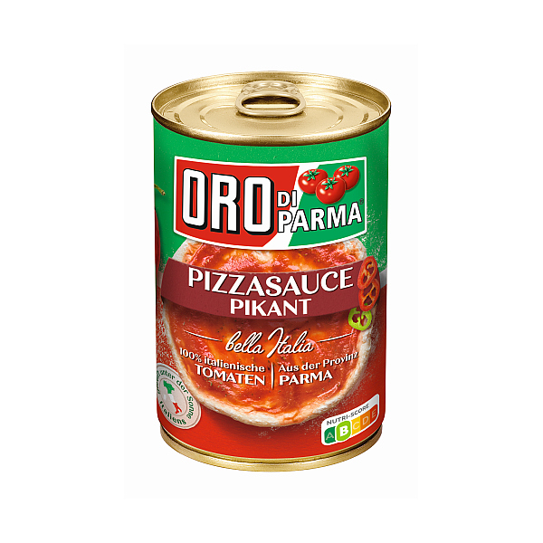 ORO DI PARMA PIZZASAUCE PIKANT 425ML
