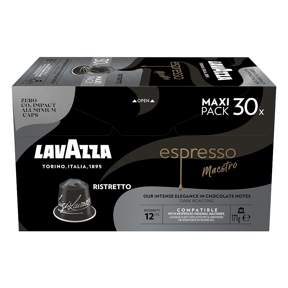 LAVAZZA ESPRESSO MAESTRO RISTRETTO 30 KAPSELN