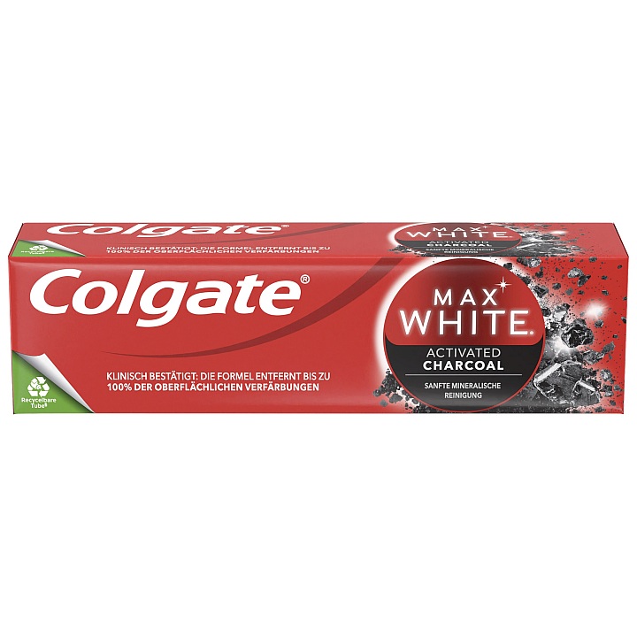 COLGATE ZAHNCREME MAX WHITE MIT AKTIVKOHLE 75ML