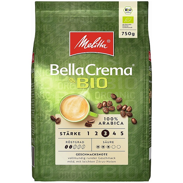 MELITTA BIO BELLA CREMA 750G