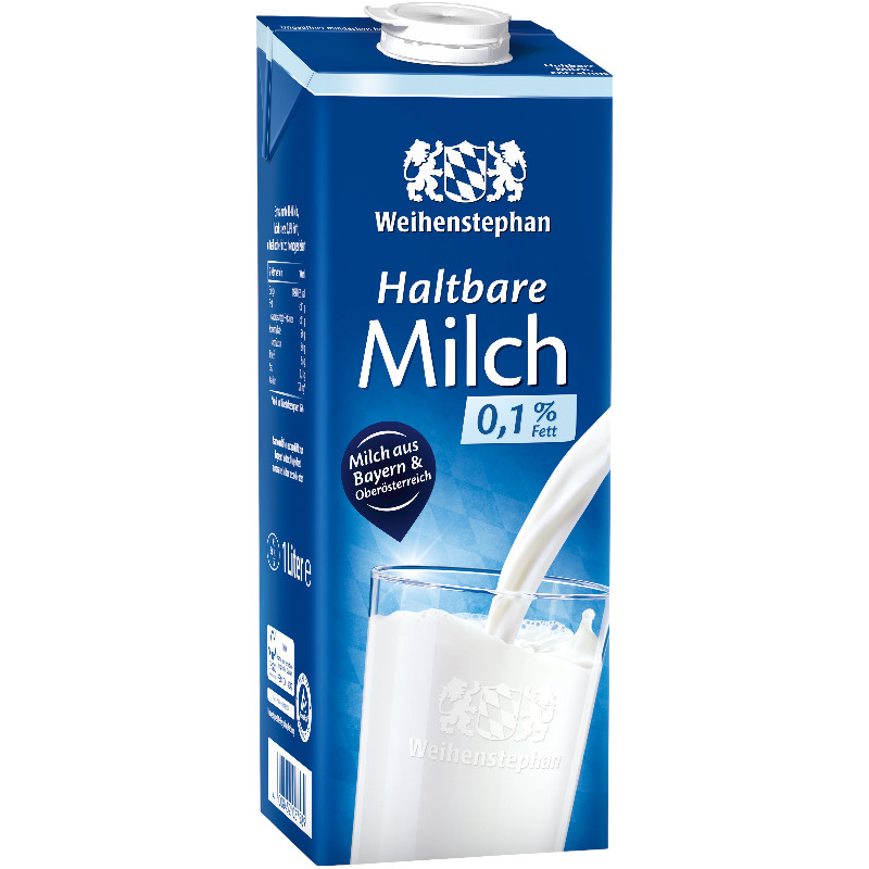 WEIHENSTEPHAN H - MILCH 0.1% FETT 1L